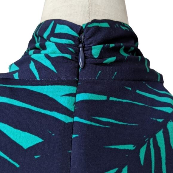 Michael Kors Tropical Print Long Bar Halter Top S - Picture 7 of 10